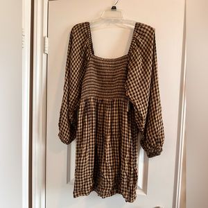 Plaid Billabong dress, new with tags